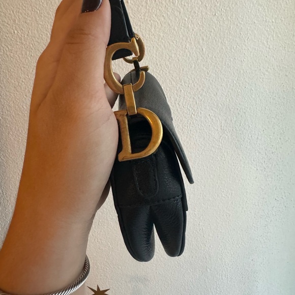 DIOR MICRO SADDLE BAG WITH STRAP - Picture 6 of 9